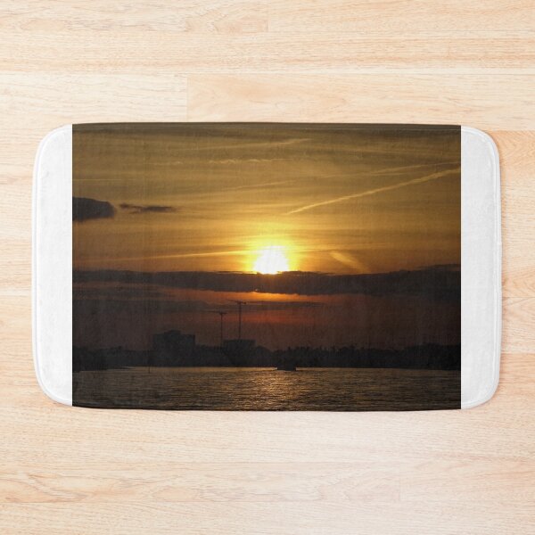 Item preview, Sunset in the Medienhafen Düsseldorf designed and sold by Kunst-in-Szene.