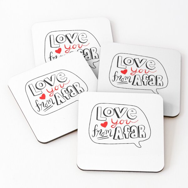 Item preview,  Love You From Afar  designed and sold by Belhbib Art ⭐⭐⭐⭐⭐.