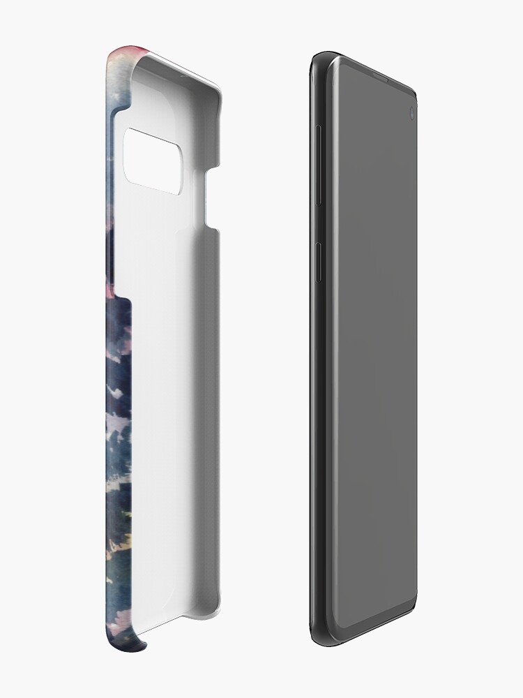 Alternate view of The Aurora Borealis and the Pines Samsung Galaxy Phone Case