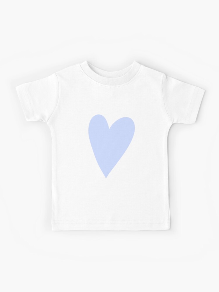 blue heart shirt