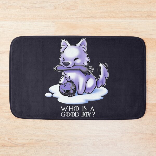 Item preview, Who is a good boy - Cute White Wolf - Snow Animal designed and sold by BlancaVidal.