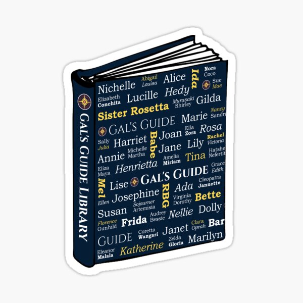 Women's History Book Sticker