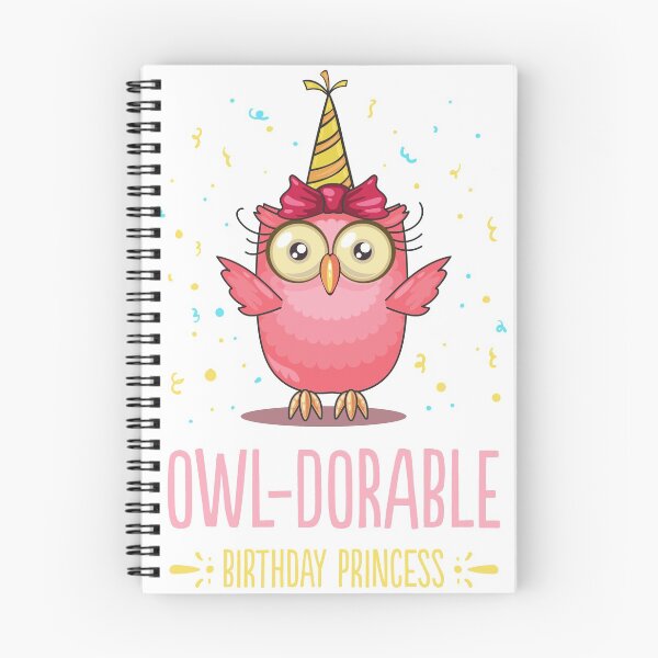 Item preview, Owl-Dorable Birthday Princess Girls  designed and sold by noirty.