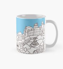 Taza new york line drawing