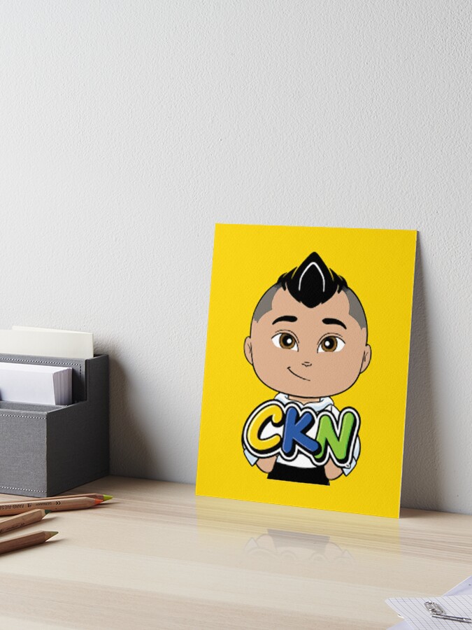 Ckn Toys Yellow Pattern Art Board Print By Fatijld123 Redbubble - ckn toys roblox