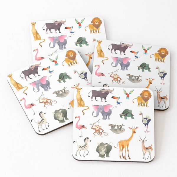 Item preview, Animals Stickers Set designed and sold by Eskitus Fashion.
