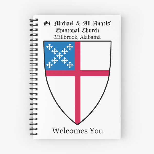 Item preview, St. Michael & All Angels' Episcopal Church Millbrook AL Shield 1 Solid White designed and sold by litmusician.