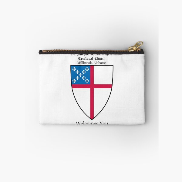 Item preview, St. Michael & All Angels' Episcopal Church Millbrook AL Shield 1 Solid White designed and sold by litmusician.