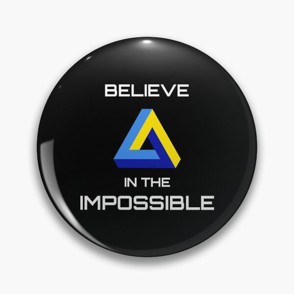 Item preview, Believe in the Impossible - Penrose Impossible Triangle designed and sold by ilexdesigns.