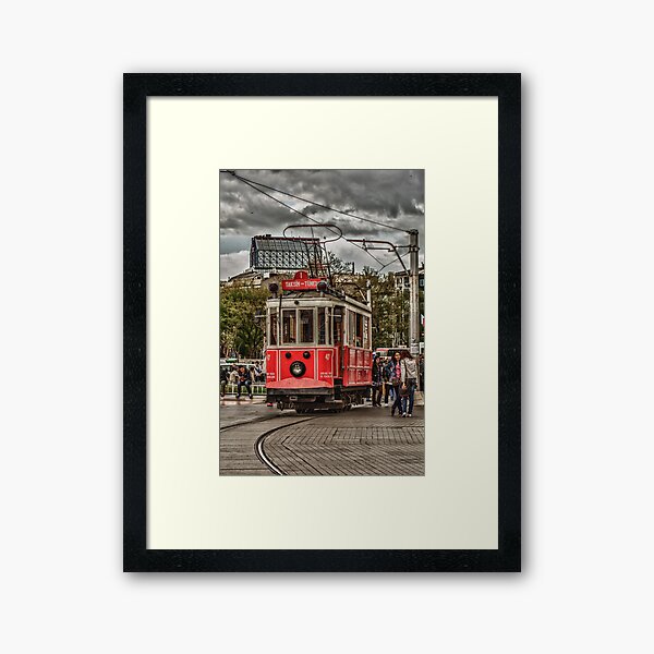 Nostalgic Tram Framed Art Print