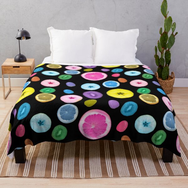 Item preview, decorative fantastic fruits on a black background designed and sold by sonaadalian.