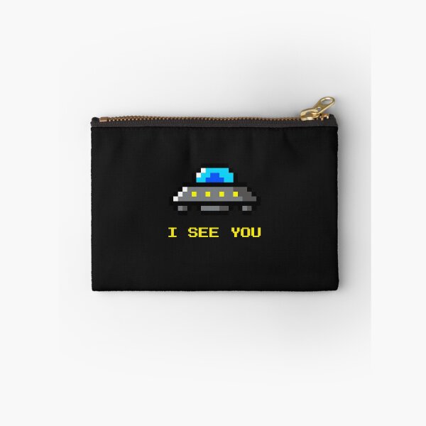 Item preview, Funny UFO: I See You (8-Bit Art Style) designed and sold by friendlyspoon.