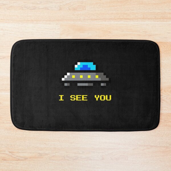 Item preview, Funny UFO: I See You (8-Bit Art Style) designed and sold by friendlyspoon.