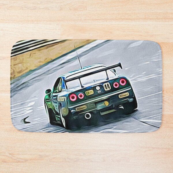 Item preview, Nissan Skyline Nürburgring Nordschleife – JDM Racing Livery Inspired Poster designed and sold by Road To Track.