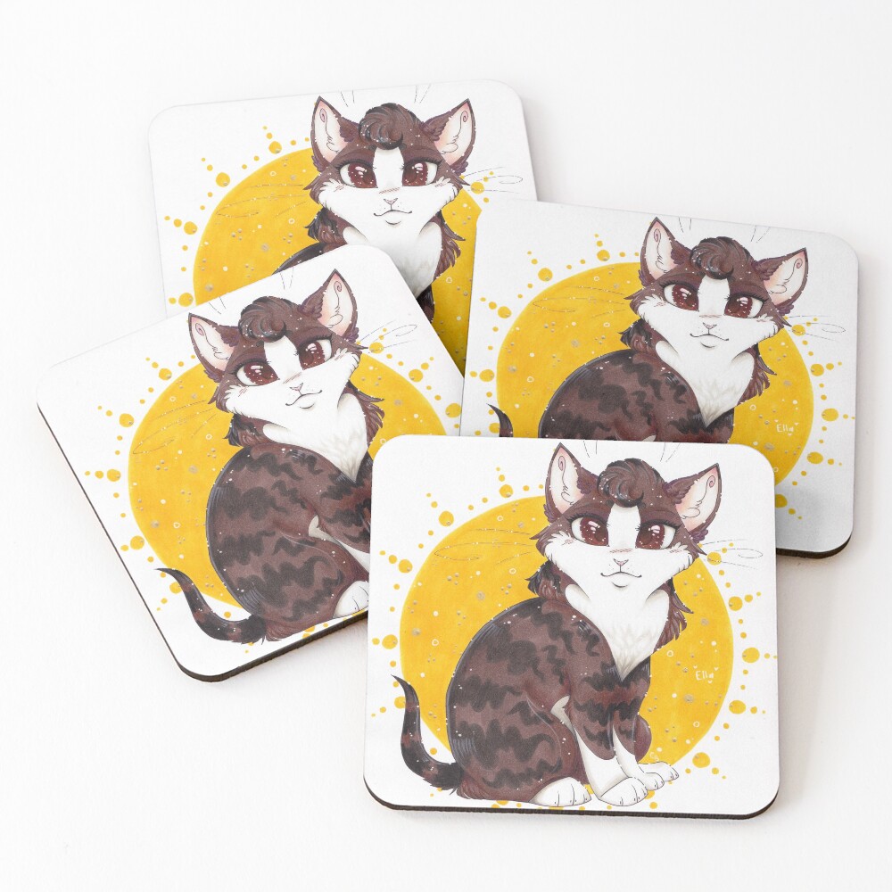 Item preview, Coasters (Set of 4) designed and sold by Rabbiata.