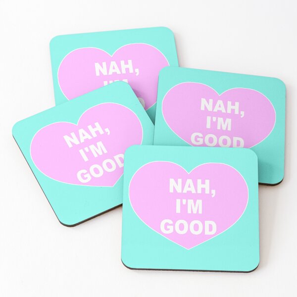 Item preview, Funny Anti Valentine's Day Shirt - Heart Image - Nah I'm Good designed and sold by BestStuffDepot.