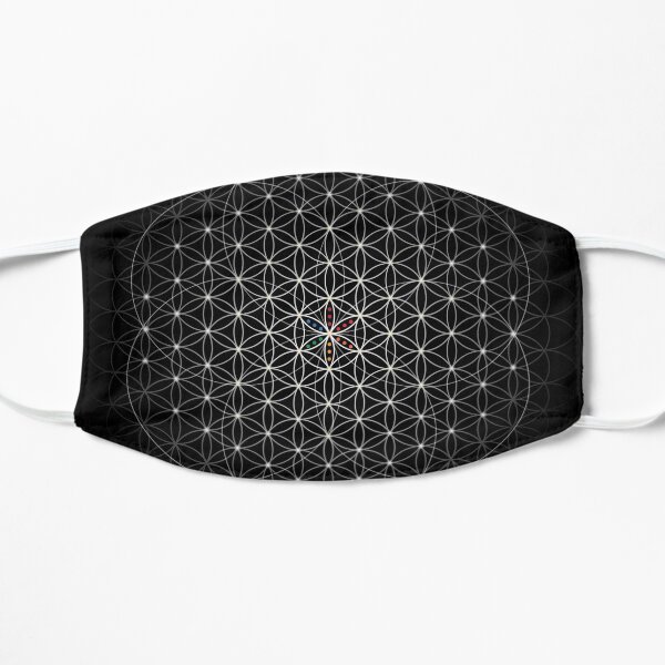 Sacred Geometry of The Flower of Life Flat Mask