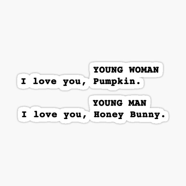 Pumpkin & Honey Bunny Sticker