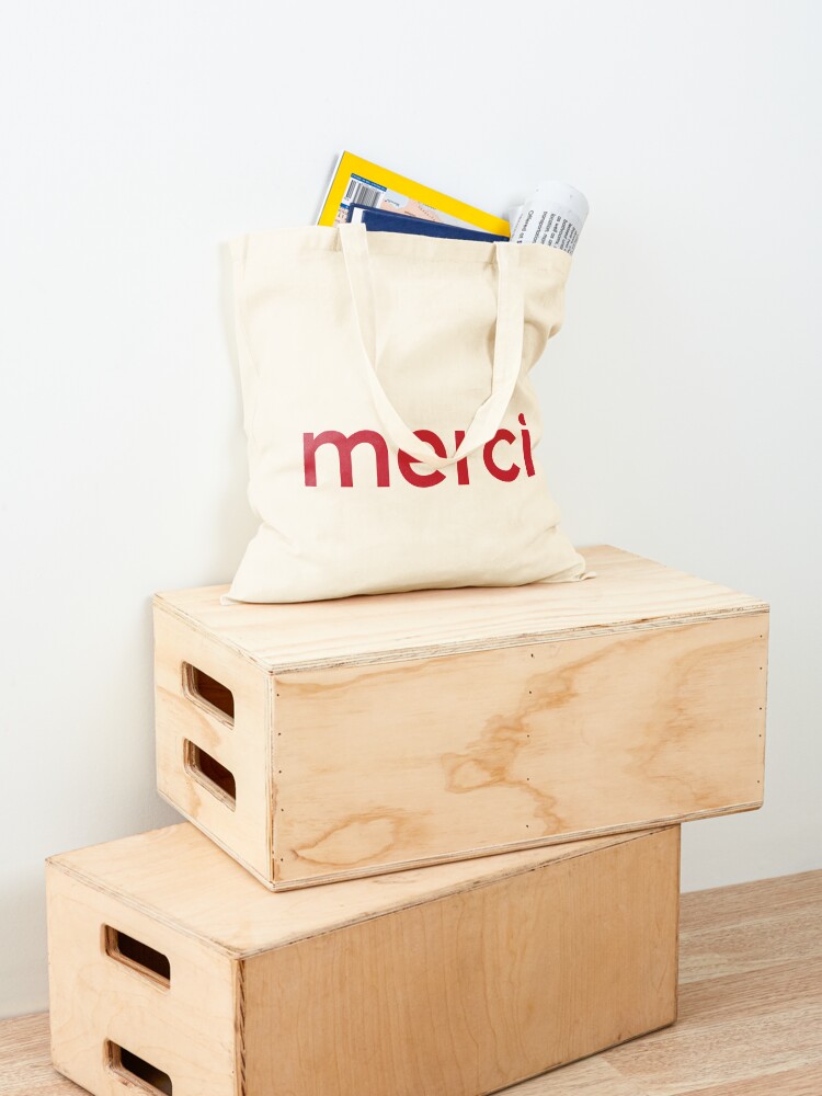 merci Tote Bag for Sale by themartatravels