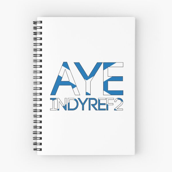 Item preview, AYE INDYREF2, Scottish Independence Saltire Flag Text Slogan designed and sold by MacPean.