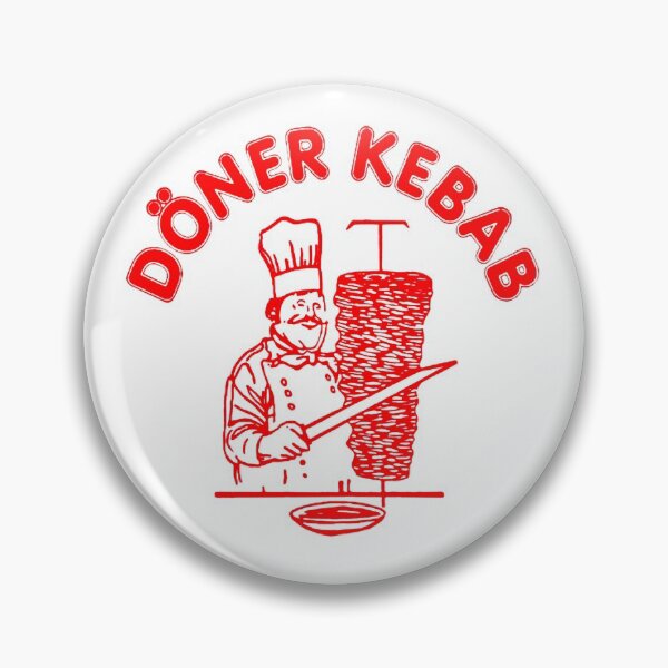 Item preview, Minimal Doner Icon – Clean Kebab Food Sticker Design designed and sold by Road To Track.