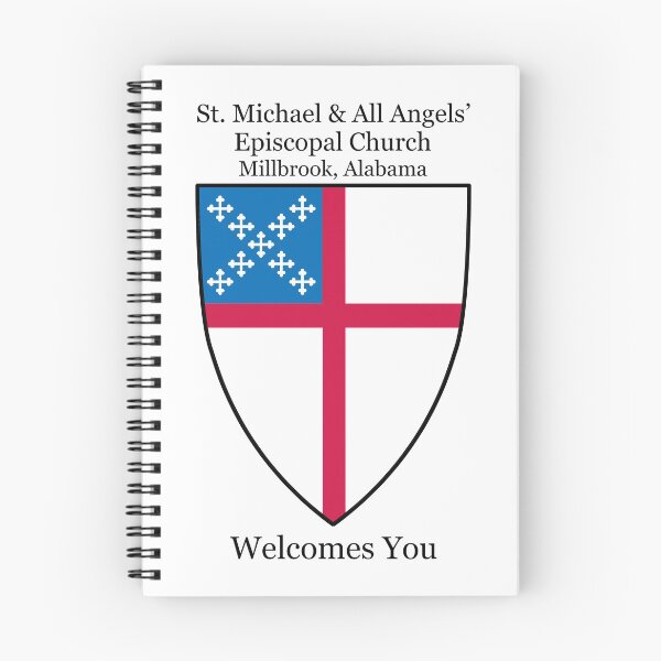 Item preview, St. Michael & All Angels' Episcopal Church Millbrook AL Shield 2 Solid White designed and sold by litmusician.