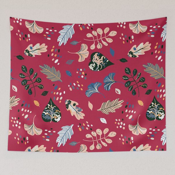 Item preview, Rich red autumn leaves designed and sold by Daria Rosen.