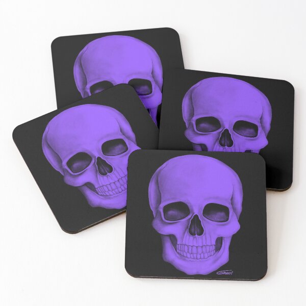 Item preview, Purple Skull (On Dark Background) designed and sold by GDGCreations.