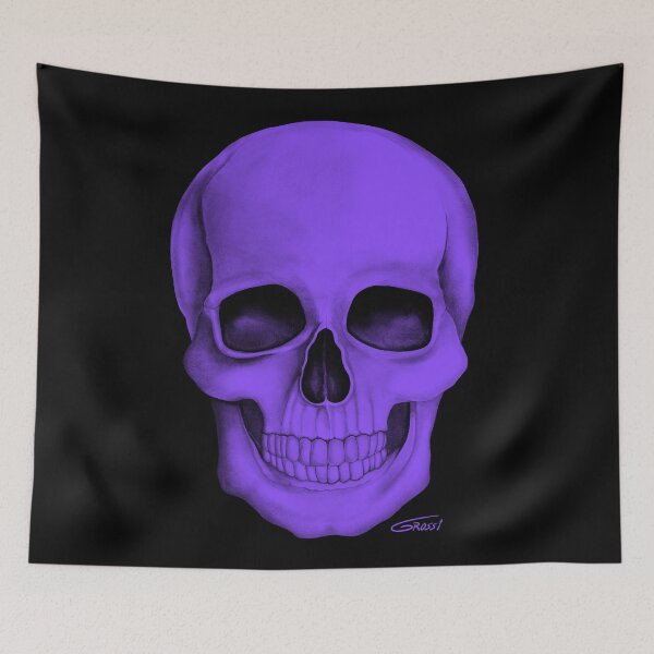 Item preview, Purple Skull (On Dark Background) designed and sold by GDGCreations.