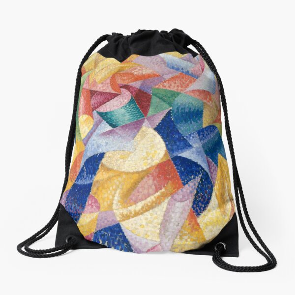 artist, painter, craftsman, Gino Severini, futurism, futurist, art #artist #painter #craftsman #GinoSeverini #futurism #futurist #art  Drawstring Bag