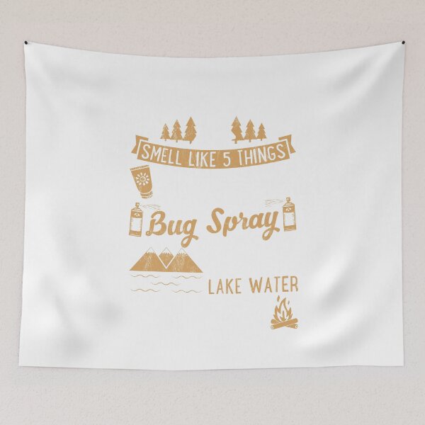 Item preview, Real Camper Smell Like 5 Things: Sunscreen Bug Spray Dirt... designed and sold by noirty.