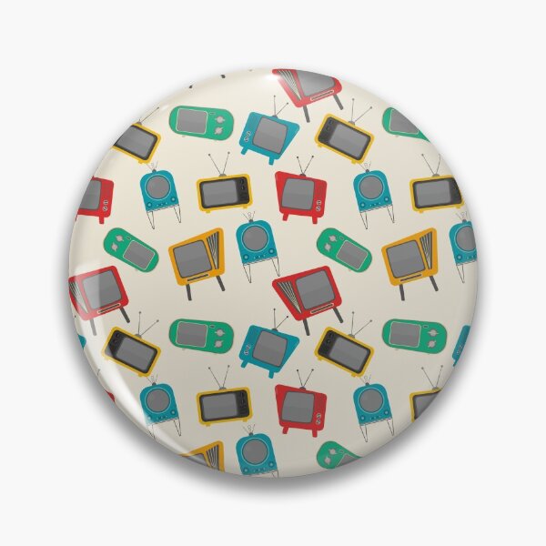 Item preview, Retro TV Colorful Pattern designed and sold by tlemskaya.