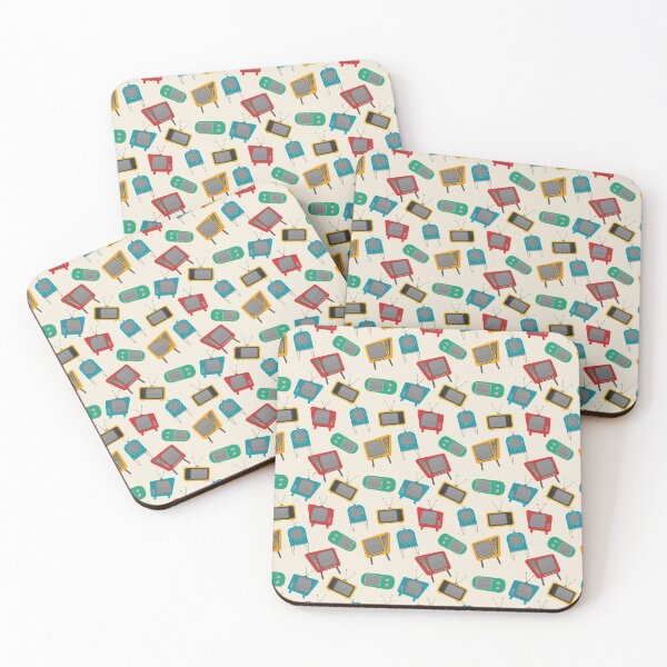 Item preview, Retro TV Colorful Pattern designed and sold by tlemskaya.