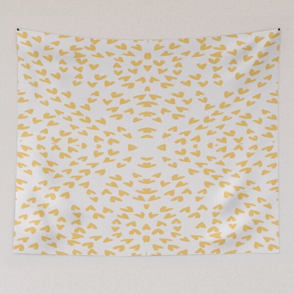 Item preview, Geometric abstract hearts pattern designed and sold by Omeris.