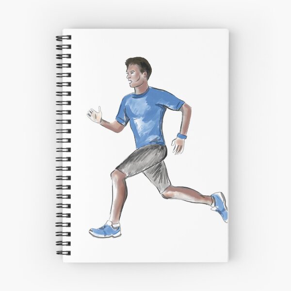 Item preview, Running man designed and sold by KitCatCards.