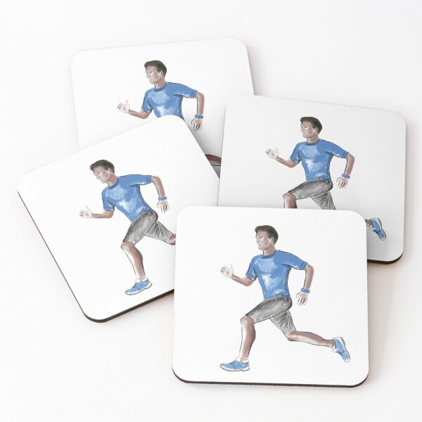 Item preview, Running man designed and sold by KitCatCards.