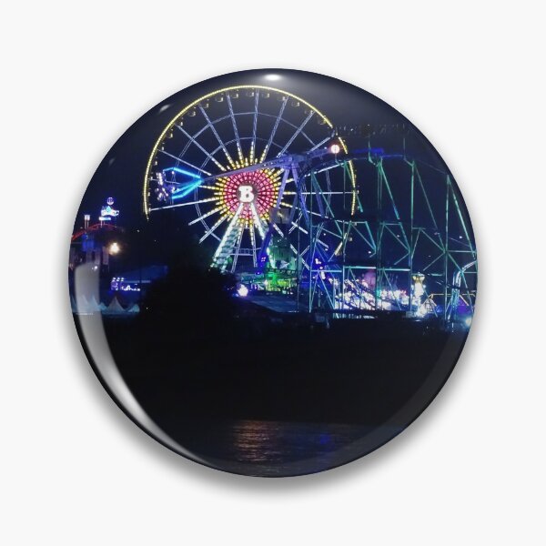 Item preview, Rhine funfair at night designed and sold by Kunst-in-Szene.