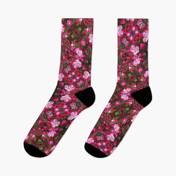 Item preview, Spring blossoms kaleidoscope - Strawberry Parfait Crabapple designed and sold by rvjames.