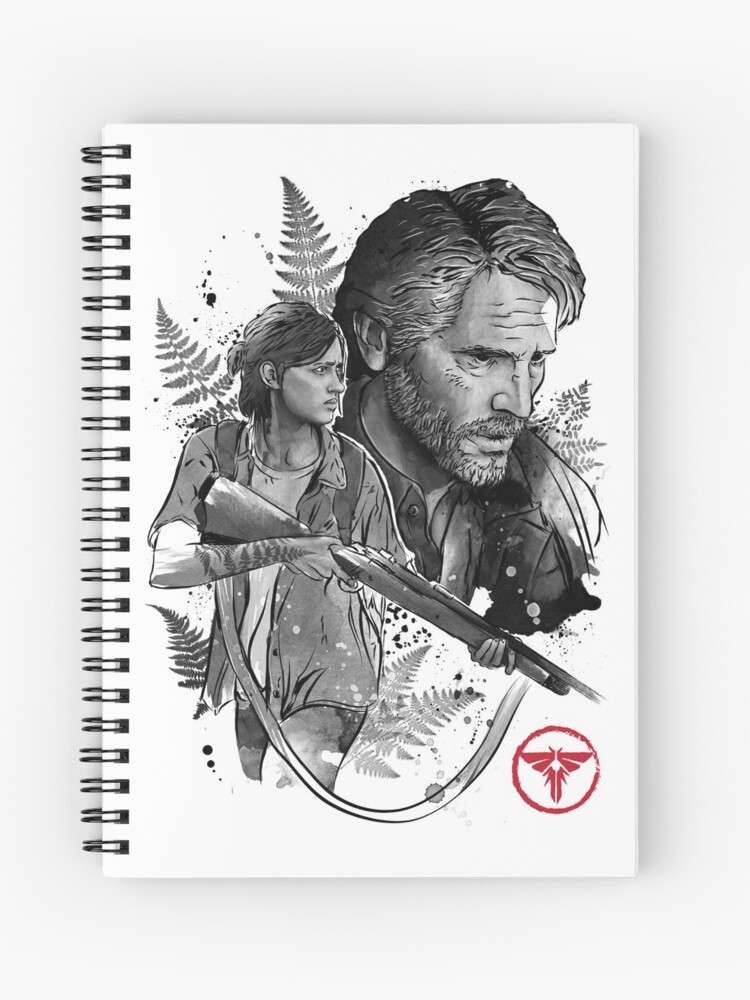 Ellie's tattoo - Last of us Part 2 Spiral Notebook for Sale by raphaelazz