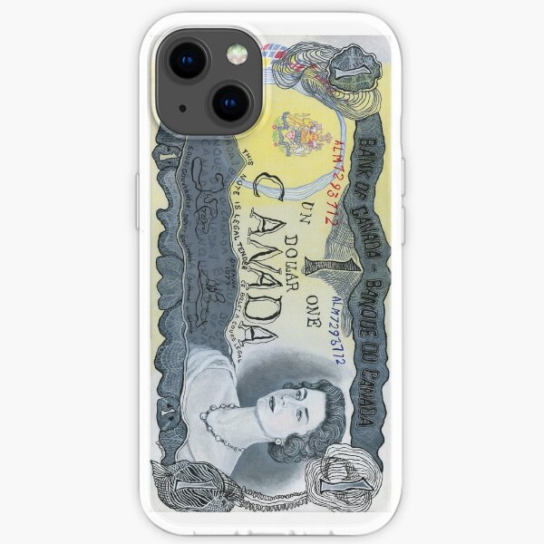Canadian Dollar~Painting by Dawn Langstroth ©2020 iPhone Soft Case