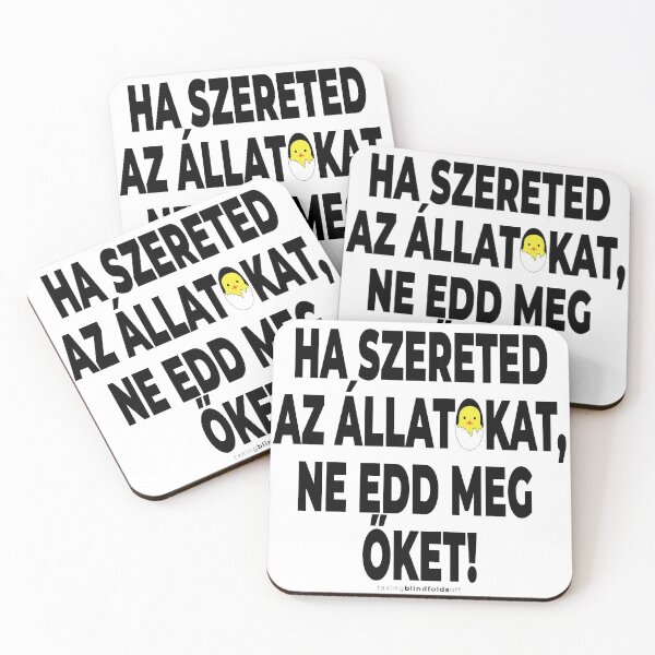 Item preview, Ha szereted az állatokat, ne edd meg őket! - Vegán Aktivista Grafika #takingblindfoldsoff 24 v2 magyar designed and sold by blindfoldsoff.