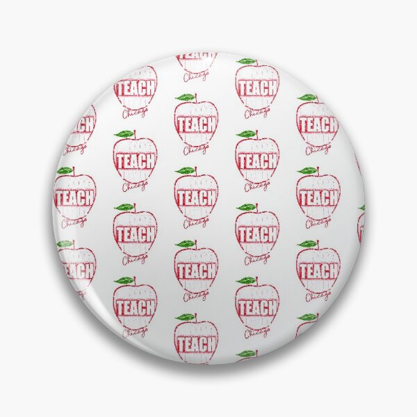 Item preview,  Red for Ed Apple Chicago Teachers Distressed designed and sold by RiffXS.
