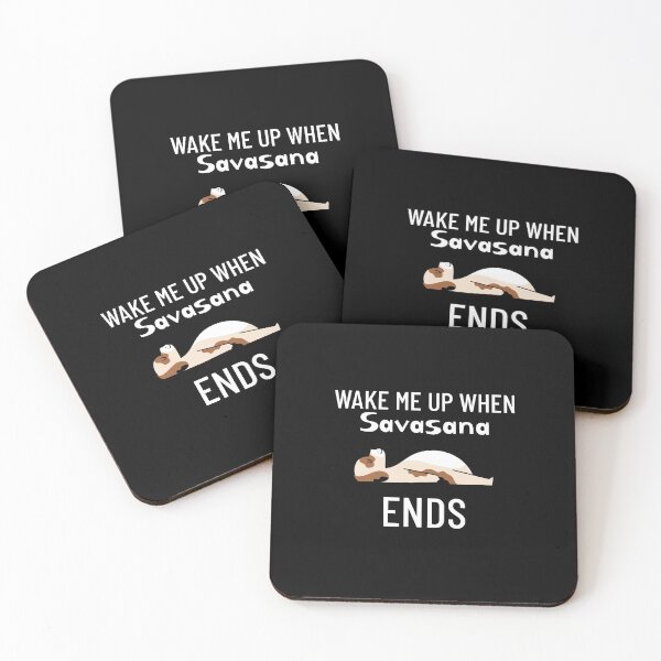 Item preview, Yoga Dog: Wake Me Up When Savasana Ends designed and sold by friendlyspoon.