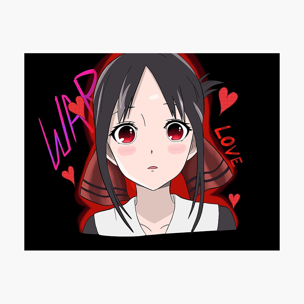 Kaguya Sama Love Is War Super Waifu Design Poster By Arnsam Redbubble