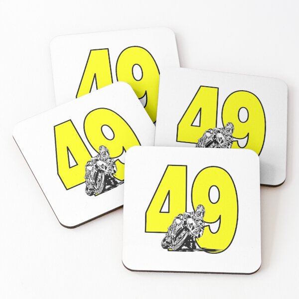 Artikelvorschau, Nummer 49 und ein Motorrad - neunundvierzig entworfen und verkauft von AllShirts21.