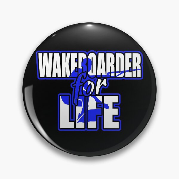 Item preview, Wakeboarder for Life Saying Wakeboarden designed and sold by shurikaner.
