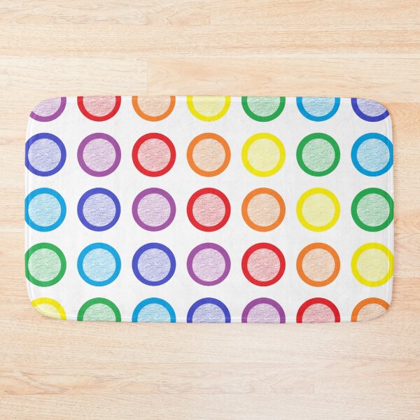 Item preview, Rainbow Static Circles  designed and sold by lornakay.