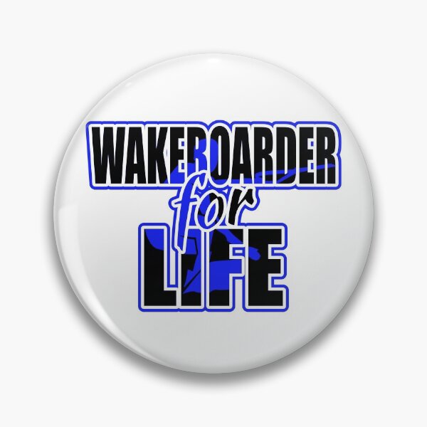 Item preview, Wakeboarder for Life Saying Wakeboarden designed and sold by shurikaner.