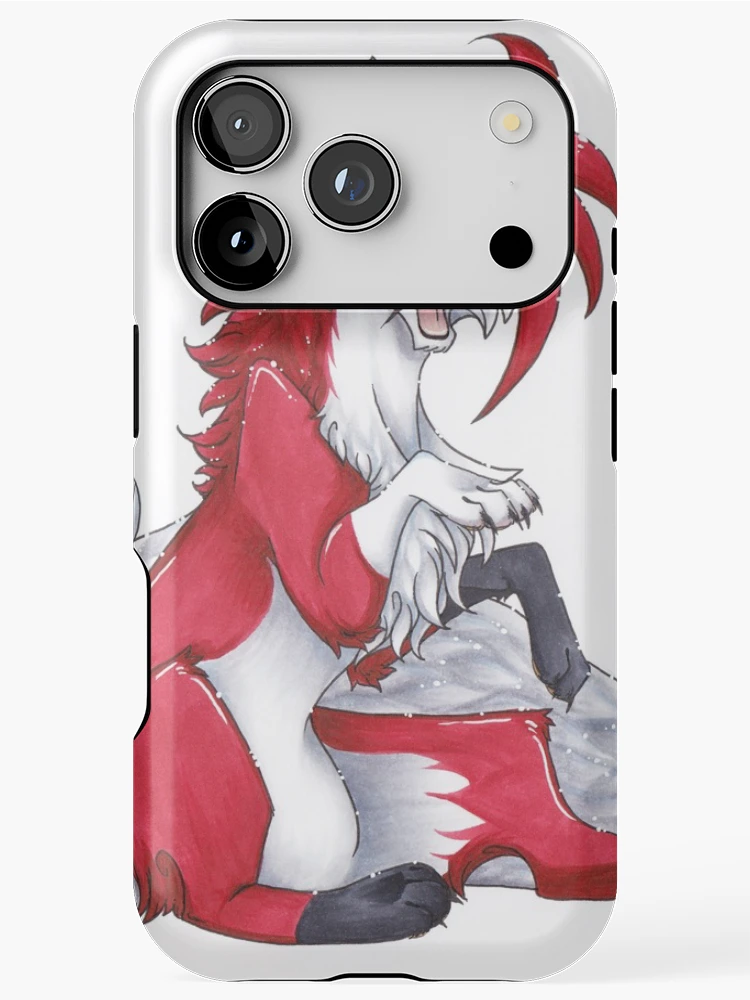 Thumbnail 1 of 4, iPhone Case, Red designed and sold by Rabbiata.