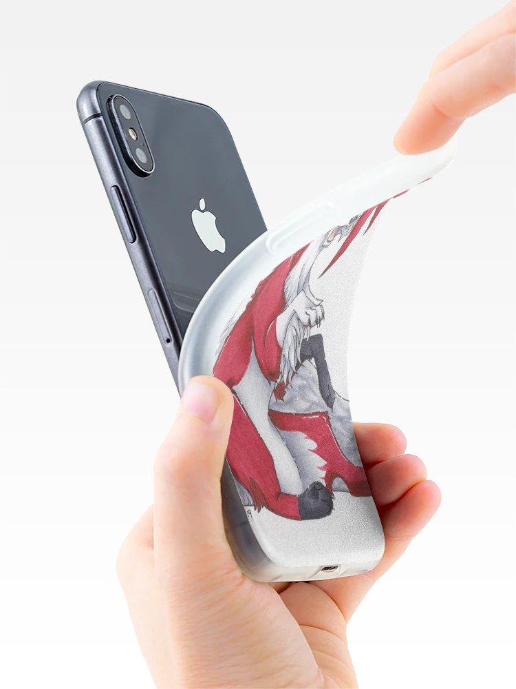 Thumbnail 4 of 5, iPhone Case, Red designed and sold by Rabbiata.